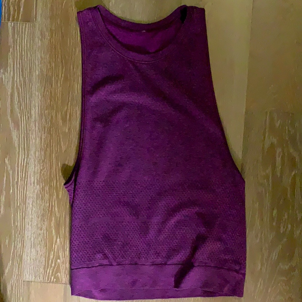 Lululemon Purple Sleeveless Muscle Tank Top